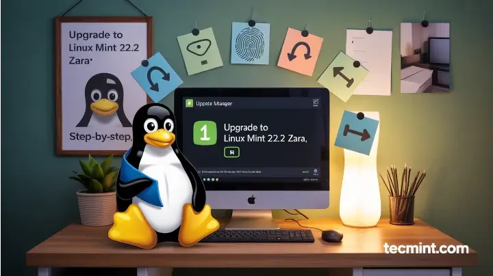 Cómo actualizar a Linux Mint 22.2 "Zara" del 22 o 22.1