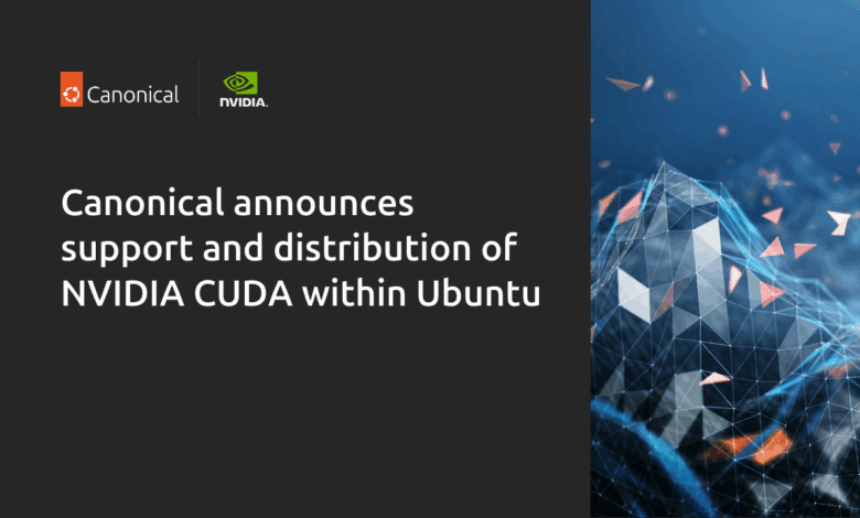 La especificación anuncia el apoyo y la distribución de Nvidia Cuda en Ubuntu