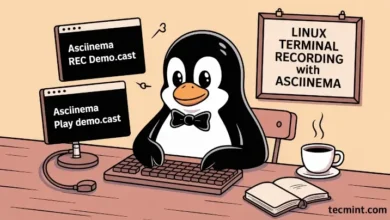 Registre y comparta sus reuniones de terminal de Linux