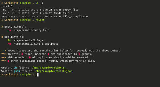RMINT - Eliminar archivos duplicados