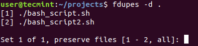 Eliminar archivos duplicados en Linux