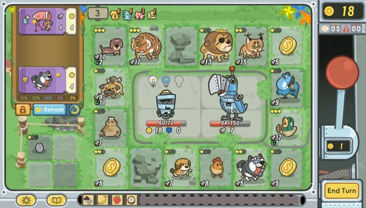 Lucha y gana en Roulette Hero, un juego de construcción de mazos de estrategia roguelike bastante singular.