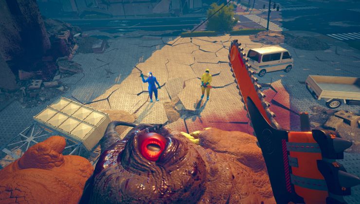 Kaiju Cleaner Simulator te permite a ti y a tus amigos limpiar juntos enormes titanes.