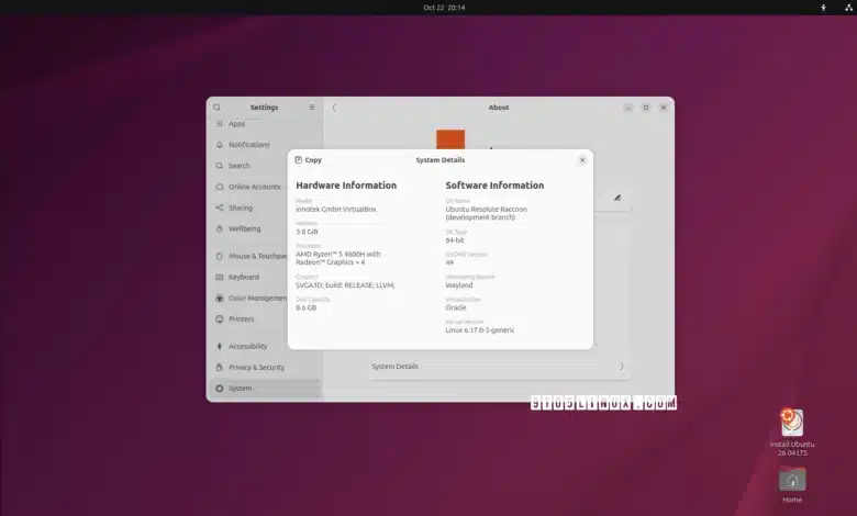 Ubuntu 26.04 LTS Daily