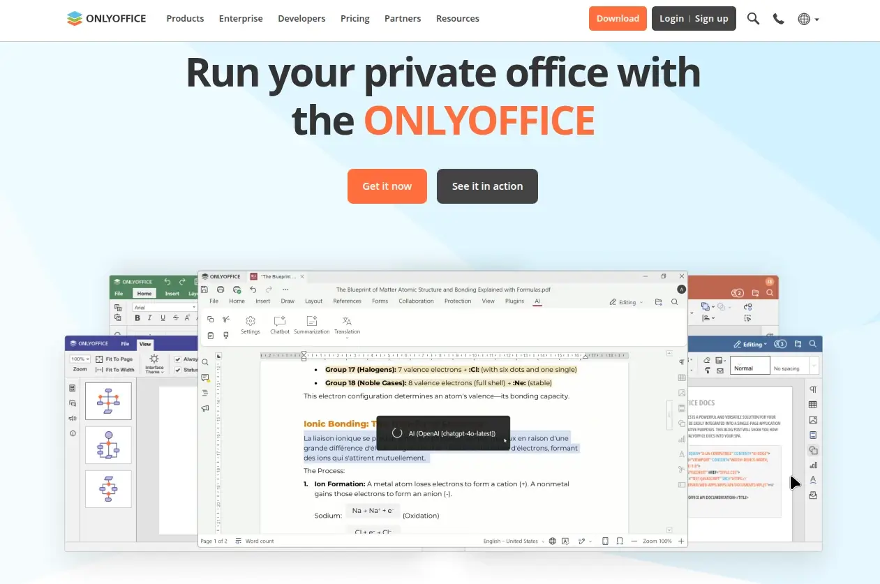 OnlyOffice - Paquete Office gratuito