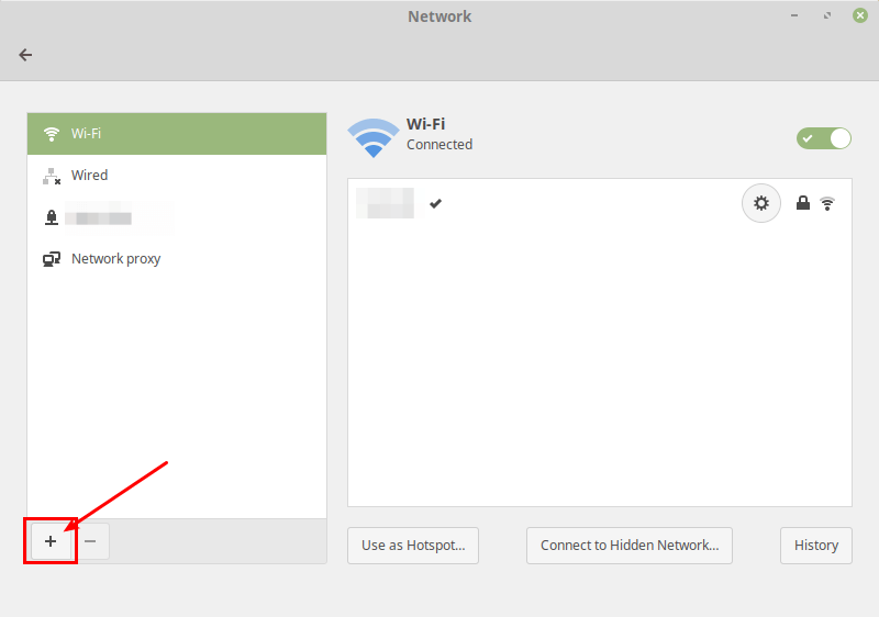 Agregar nueva conexión VPN