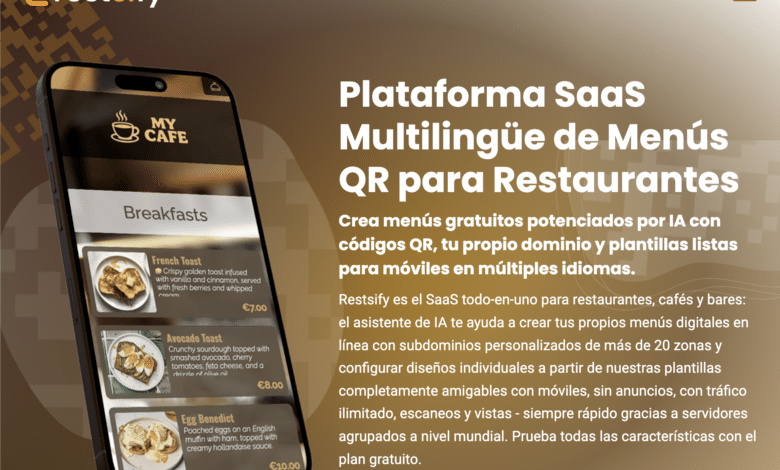 Restsify Innovando menús digitales para restaurantes