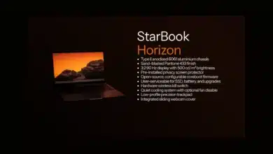 La computadora portátil StarBook Horizon Linux ahora disponible con 32 GB de RAM, Wi-Fi 6E y Coreboot