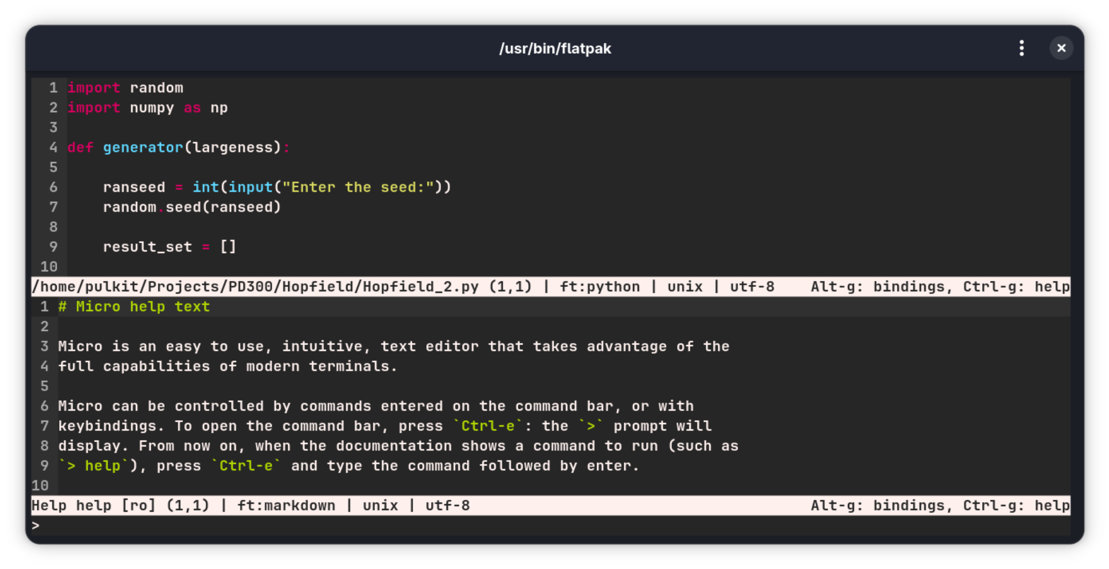 microeditor