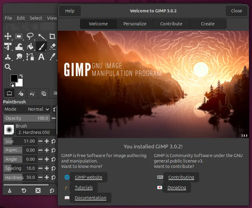 editor de imágenes gimp