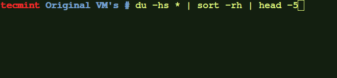 Encontrar el tamaño del directorio de nivel superior en Linux