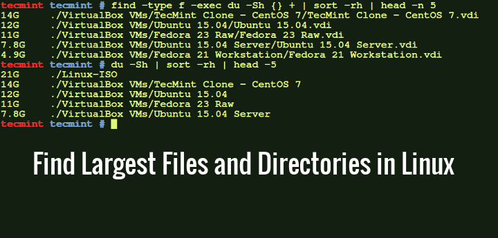 Cómo encontrar los archivos y directorios más grandes en Linux