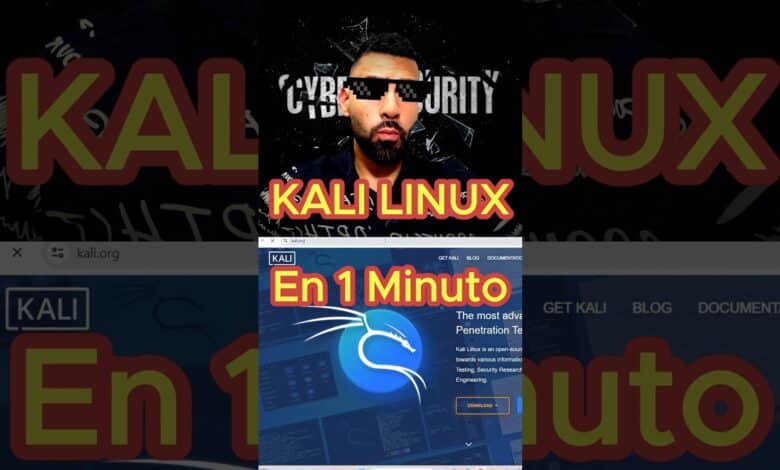 Descarga e instala #Kali Linux en 1 minuto