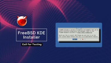Script del instalador de escritorio FreeBSD KDE listo para probar