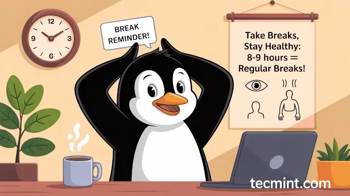 Las 3 mejores aplicaciones de Linux para recordarte que te tomes un descanso