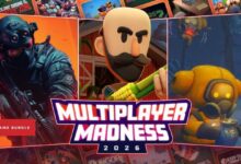 Forma equipo con amigos en Humble Bundle Multiplayer Madness 2026.
