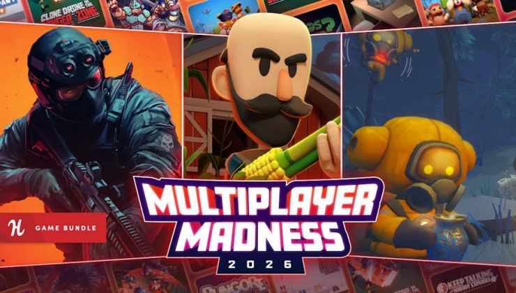 Forma equipo con amigos en Humble Bundle Multiplayer Madness 2026.
