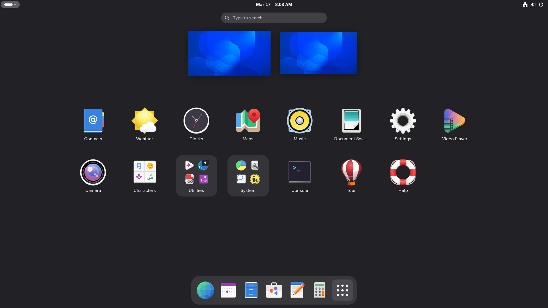 Esto muestra el iniciador de aplicaciones en gnome 50, no estoy seguro de qué otras capturas de pantalla puedo agregar aquí jajaja
