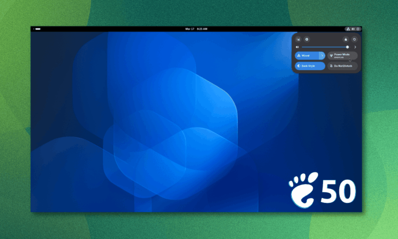 GNOME 50 está por llegar, X11 finalmente desapareció