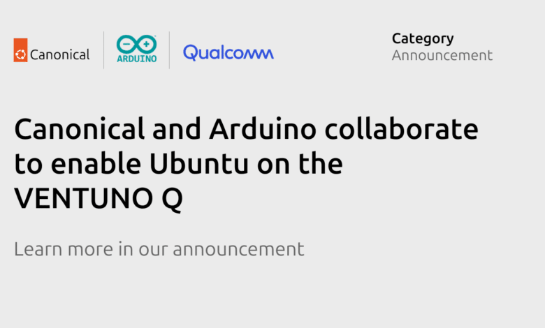 Canonical y Arduino colaboran para soportar Ubuntu en la plataforma de IA de próxima generación VENTUNO Q