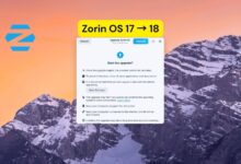 Cómo actualizar Zorin OS 17 a 18: guía paso a paso