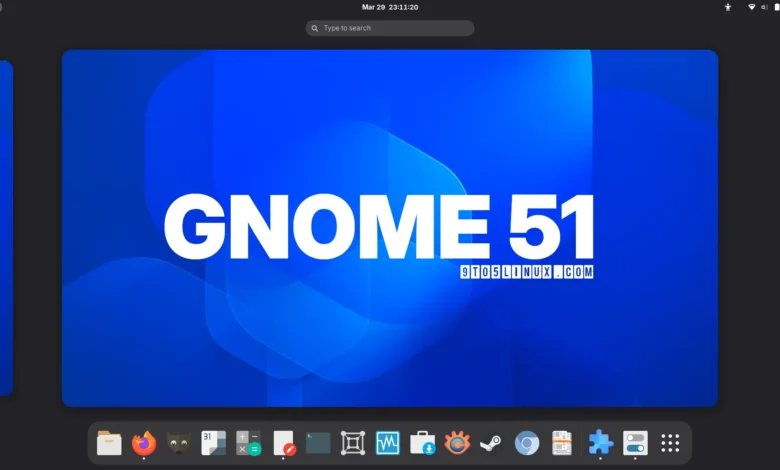 GNOME 51 Desktop Environment