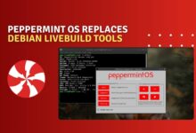 Peppermint OS reemplaza Debian Livebuild con su propio spinner personalizado