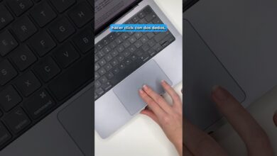 ¿Cómo hacer clic derecho en MAC desde el trackpad? | Tutorial de #cortos de MacBook