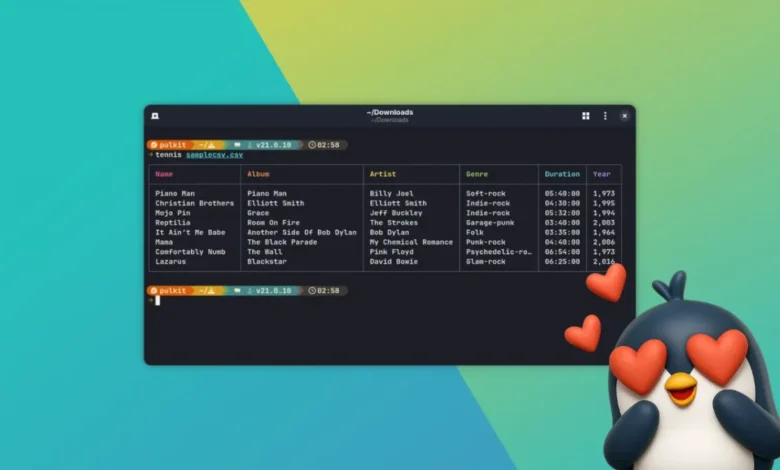 Encontré una herramienta de terminal que hace que los archivos CSV se vean increíbles