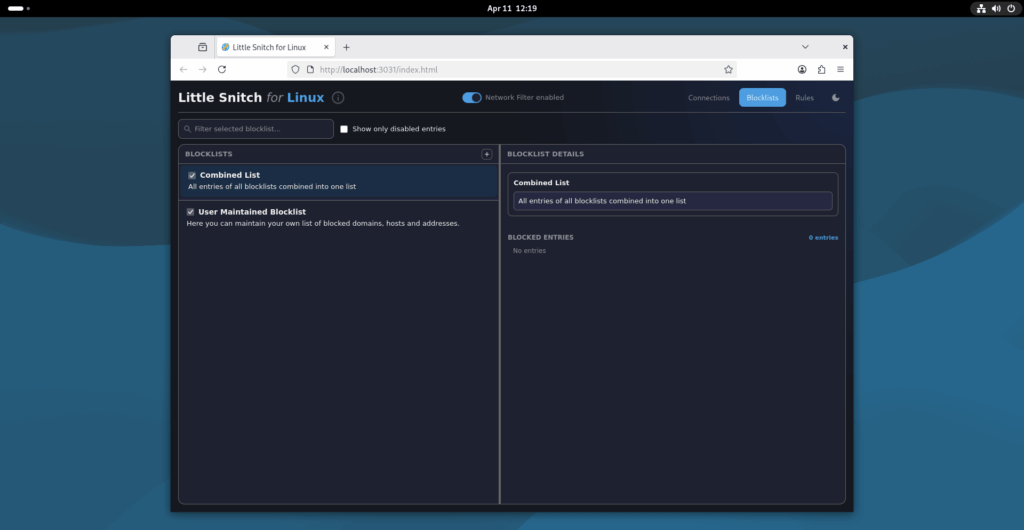 Supervise su red en Linux utilizando Little Snitch Application Firewall ...