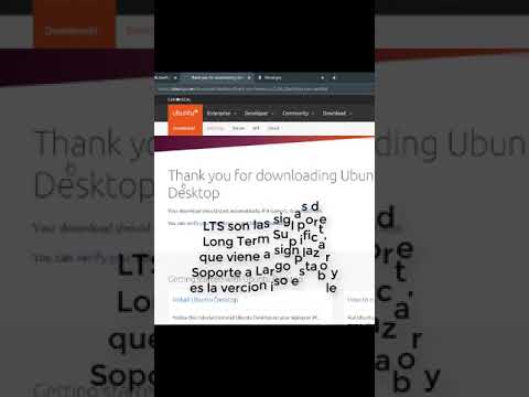Cómo descargar correctamente Ubuntu 22.04 ISO #shorts