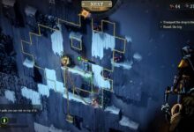 El juego que me llamó la atención fue Ascenders: Beyond the Peak, un roguelike de supervivencia vertical por turnos.