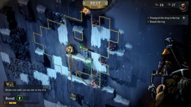 El juego que me llamó la atención fue Ascenders: Beyond the Peak, un roguelike de supervivencia vertical por turnos.