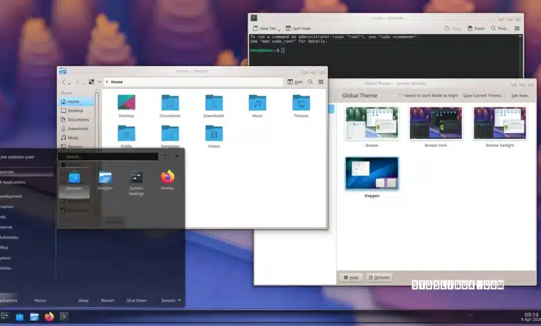 KDE Oxygen Air