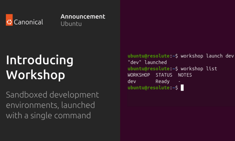 Introducción al taller: Inicie un entorno de desarrollo sandbox en Ubuntu usando un solo comando