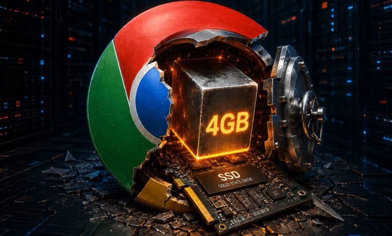 Google Chrome instala silenciosamente un modelo AI de 4 GB en una PC sin el consentimiento del usuario
