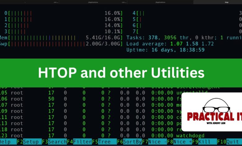 HTOP y otras utilidades