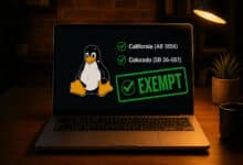 Linux no está sujeto a las leyes de verificación de edad de Colorado y California
