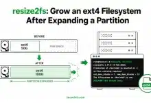 Cómo cambiar el tamaño del sistema de archivos ext4 en Linux usando resize2fs