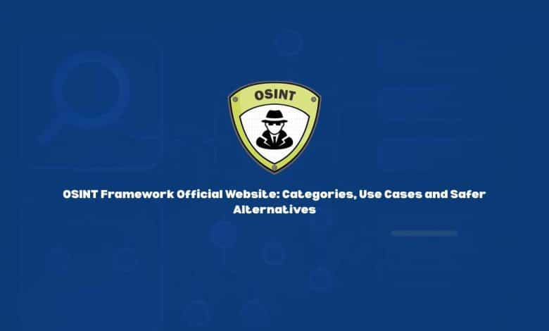 OSINT Framework Official Website: Categories, Use Cases and Safer Alternatives