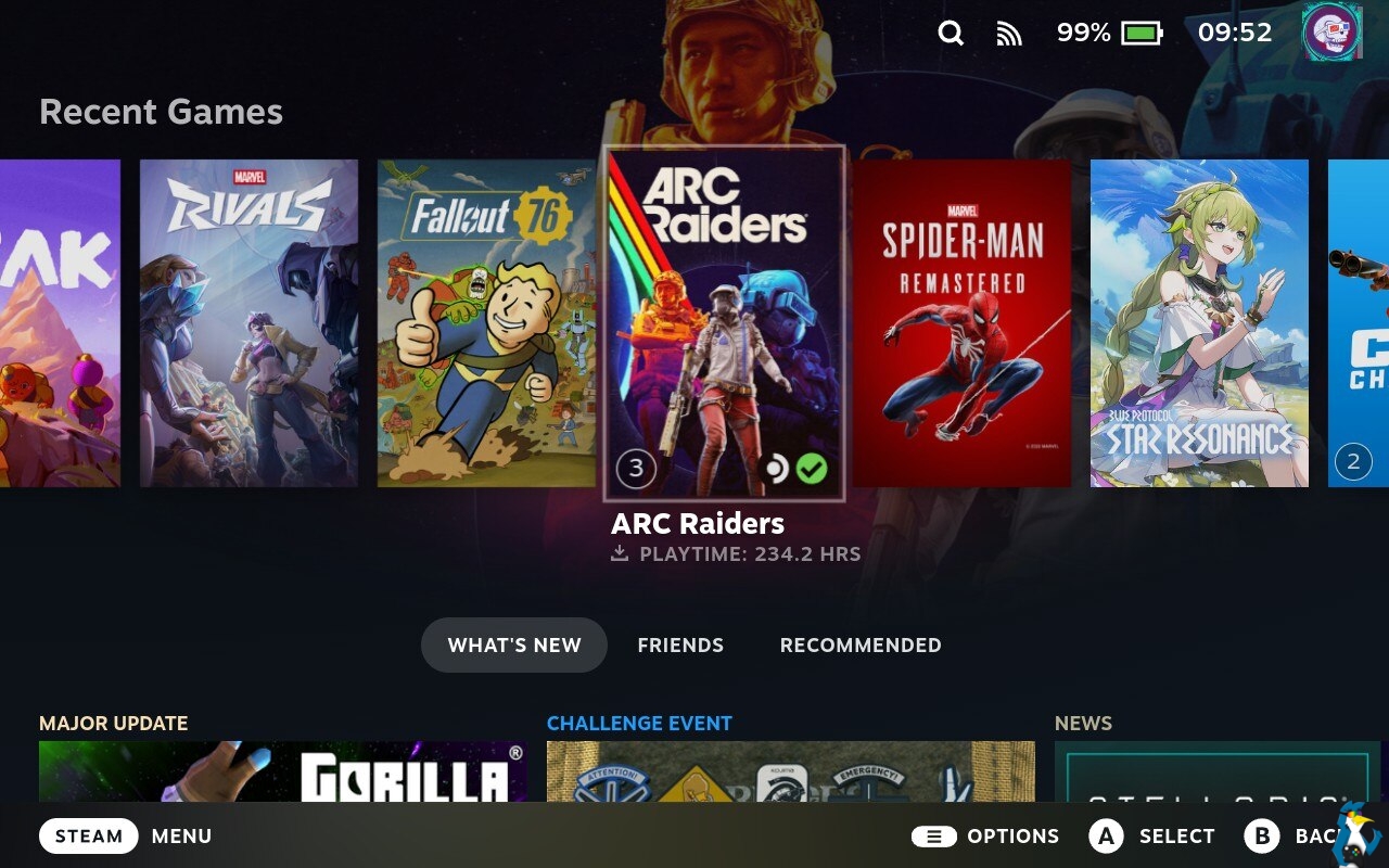 Steam Deck: ícono verificado para ARC Raiders Steam Deck: ícono verificado para ARC Raiders