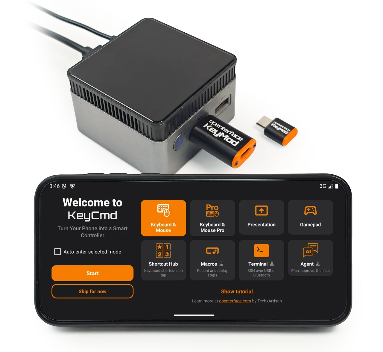 Productos Keymod con configuración sin cabeza