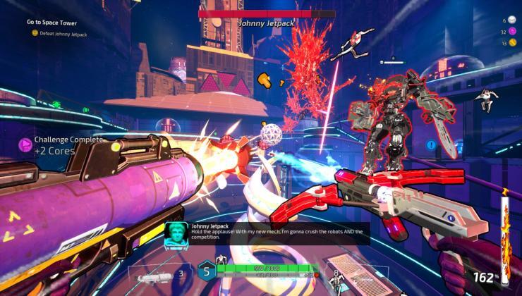 Gunstoppable es un juego trepidante, explosivo y de correr por las paredes.