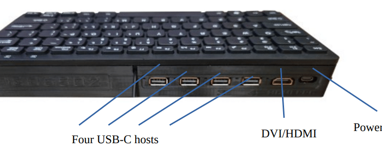 Neo6502 gana formato de teclado con cuatro hosts USB