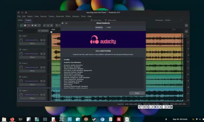 Audacity 4.0.1