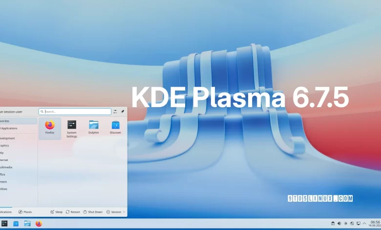 KDE Plasma 6.7.5