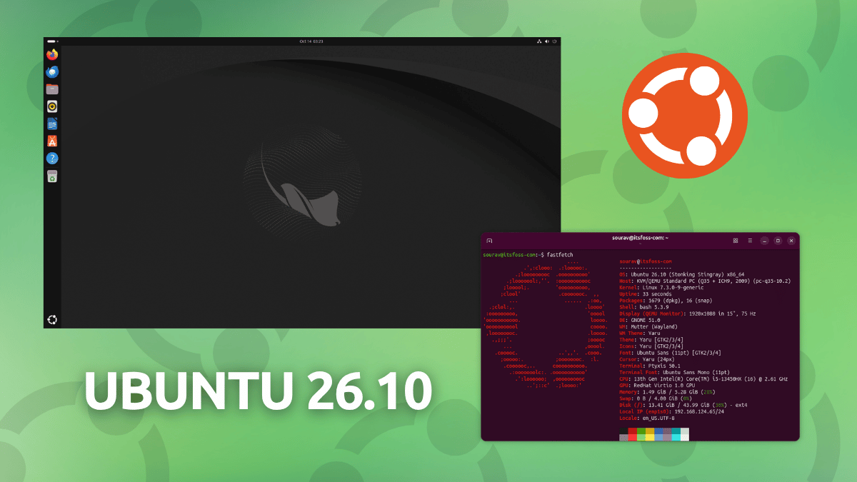 Ubuntu 26.10 se lanzó como una versión provisional del contenedor Rust