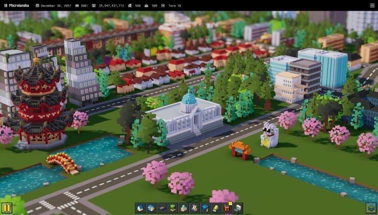 Microlandia, un proyecto de construcción de ciudades profundamente simulado, ha recibido una importante actualización del motor del juego